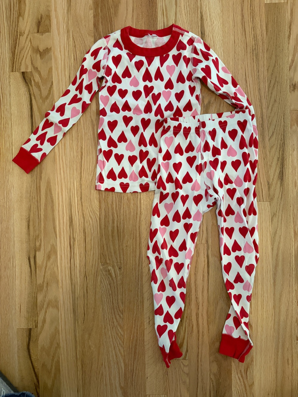 Hanna Andersson heart pajamas